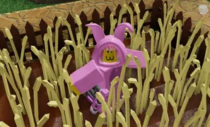 Bunny skin on a development image.