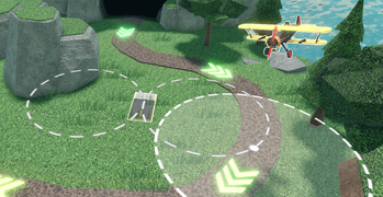 Default skin on a development image.