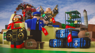 Premium Crate on a render.