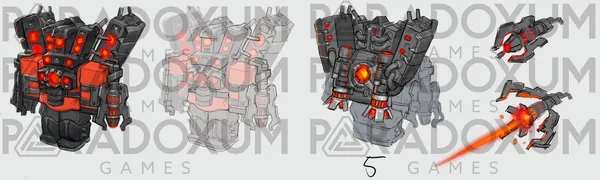 Speaker Titan skin on a concept art.
