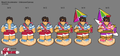Beach skin on its concept art.