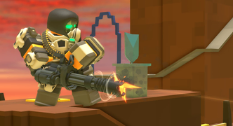 Black Ops skin on a development screenshot.