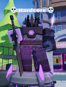Development image of Void Reaver on the Hardcore Matchmaking statue.
