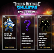 Default skin on an update forecast.