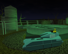Default Railgun Tank on a development image.
