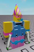 Party skin on a development image.