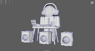 Gingerbread skin on a development image.