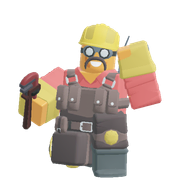 Mechanic skin on a render.
