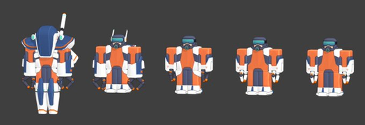 Scuba Ops skin on a development image.