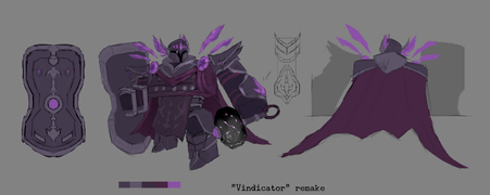 Vindicator on its concept art.