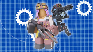 Plushie and War Machine Sentry skin on a render.