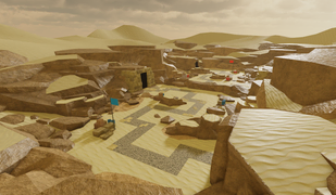 View for the second version of the map.