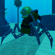 Sock Puppet affected by the Scuba Gear modifier.