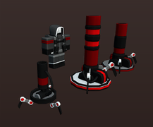 Vigilante skin on a development image.