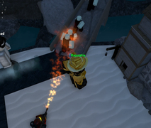 Frost Invader on a development image.