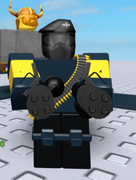 Black Ops skin on a development image.