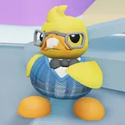 Beaten up Nerd Duck during the Ducky Revenge Event.