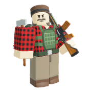 Lumberjack skin on a render.