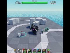 Default skin on a development video.