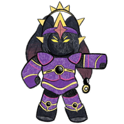 The Umbra's cardboard cutout from the Lunar Overture lobby.