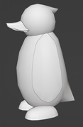 Scrapped Penguin enemy.