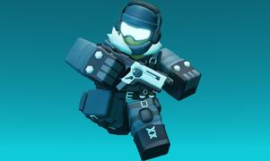 Default skin on a render.