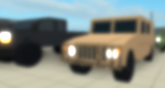 Default Humvee on a development image.