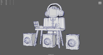 Gingerbread skin on a development image.