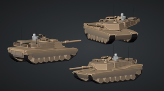 Tank on a development image.