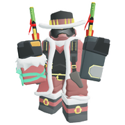 Holiday skin on a render.