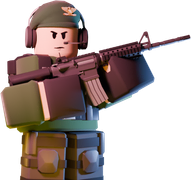 Default skin on a render.