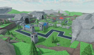 View for the first version of the map.