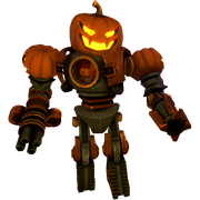 Jack-o-Bot during its Jack-o-Bombs ability.