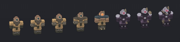Abyssal skin on a development image