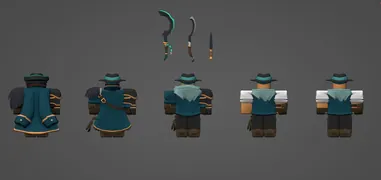 Pirate skin on a development image.
