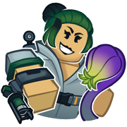 Default skin on the Biologist Menace sticker.