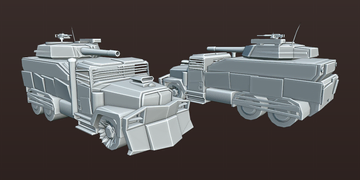 Apocalyptic skin on a development image.