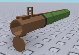 Rocketer's bazooka on a development image.