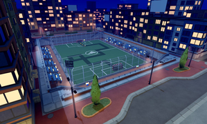 Victory Field on a development image.