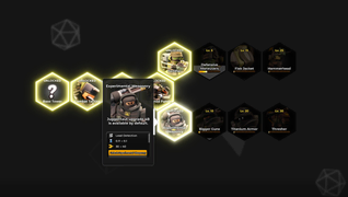 Default skin on a development image.