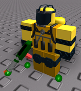 Hazmat skin on a development image.