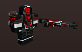 Vigilante skin on a development image.