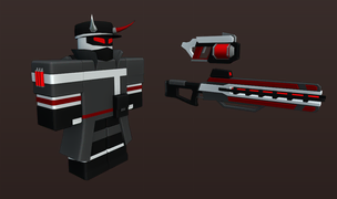 Vigilante skin on a development image.
