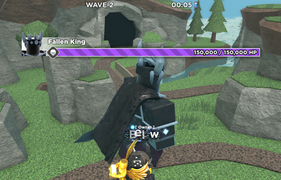 Fallen King featured in the v1.7.0 update log.