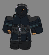 Default skin on concept art.