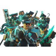 Pirate skin on a render.