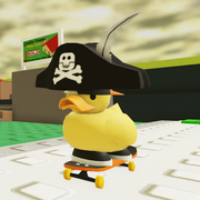 Legacy Cool Ducky affected by the Exploding Enemies modifier.