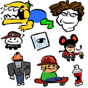 Roblox graffiti.