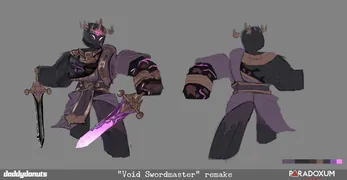 Void Swordmaster on its concept art.