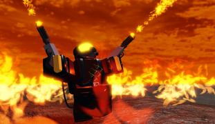 Default skin on a render.